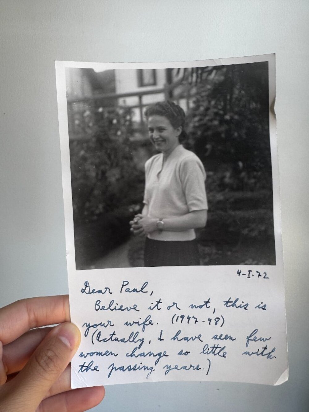 Ephemera Photo Letter 1970s: Exceptionally well written